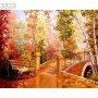 Комплект за изработка на диамантен гоблен "Златна есен в парка", снимка 1 - Гоблени - 41556276