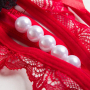 P1369 - Прашки с нежни перлени топчета. Еротично бельо, секси прашки за дами. Стимулиращи прашки, снимка 5