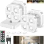 LADYSONS Вътрешни лампи със сензор за движение, безжични LED, 4 броя, снимка 1