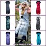 Дамски Дълги 115см Елеци с Пух City Angels Jeans в 10 цвята, снимка 1 - Елеци - 42454794