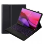 Кожен Калъф с Клавиатура и Тъчпад за Lenovo Yoga Tab Plus 12.7 2025 Отделяема, Стойка, Холдер за Сти, снимка 1