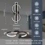 LED таванен полилей 45 см с димер и дистанционно, снимка 3