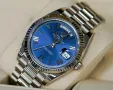 Rolex Day-Date 40mm President White Gold Blue Dial Automatic Различни Варианти, снимка 4