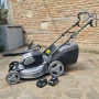 Акумулаторна косачка Mr.Gardener + листосъбирач, снимка 1