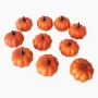 6068 Изкуствени тикви за декорация и украса, 10 броя, снимка 5