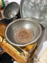 Старинки, медни/бакърени тенджери, синия, синджир и букай, снимка 6