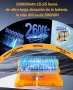Презареждаем LED прожектор 300 W Портативен Слънчев Външен Работен – 26 000 LM, снимка 4