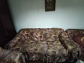 Холова гарнитура – разтегателен диван + 2 фотьойла + покривала, снимка 1