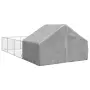 vidaXL Открита кучешка колиба с бягаща пътека 7x3x1,9 m, снимка 5