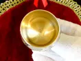 Английска бронзова чаша за ракия,шот. , снимка 3