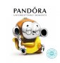 Нови! Талисман Пандора сребро проба 925 Pandora Banana Monkey Show. Колекция Amélie, снимка 1 - Гривни - 44342883