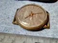 CORNAVIN 17 JEWELS SHOCKPROOF Стар РУСКИ ЧАСОВНИК със СЛЕДИ от ПОЗЛАТА КОРНАВИН Рядък СССР 28036, снимка 4