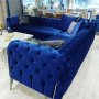 Турска мебел ВСИЧКИ цветове Диван син размер 2.80/ 3,0 метра, снимка 2