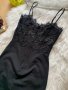 Черна рокля с дантела, снимка 3