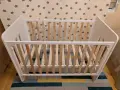 Ново бебешко дървено легло Interbaby 120/60 с гаранция, снимка 2
