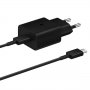 Адаптер + Кабел USB-C Charger, 15W Samsung + Type C Cable, Black SS300961