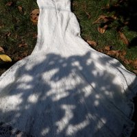 Булченска рокля дантела S-M Размер, снимка 2 - Сватбени рокли - 34378994
