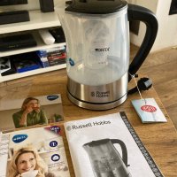 ЕЛЕКТРИЧЕСКА КАНА RUSSELL HOBBS BRITA PURITY KETTLE 1л вместимост, снимка 2 - Други стоки за дома - 42454328