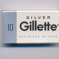 Ножчета за бръснене GILLETTE, 1 кутийка с 10 бр., снимка 3 - Антикварни и старинни предмети - 36312868