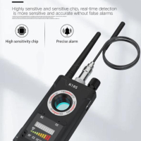 K18S Професионален Детектор за Камери GPS Сигнал Радио Тракер GSM Аудио Бъг 1MHz-8000MHz Магнитомер, снимка 3 - Комплекти за видеонаблюдение - 44668126