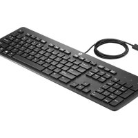 Клавиатура USB HP Business Slim Keyboard N3R87AA#AKS Черна , снимка 1 - Клавиатури и мишки - 41848369