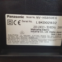 Видео рекордер Panasonic NV-HS850 SuperVHS HI-FI stereo, снимка 8 - Плейъри, домашно кино, прожектори - 36092338