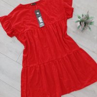 Нова червена рокля, снимка 1 - Рокли - 40348435