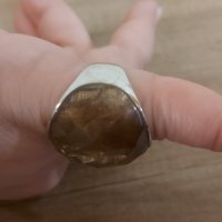 Продавам Кехлибарен пръстен внос от Дубай , снимка 4 - Пръстени - 38757681