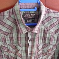 Мъжка риза с дълъг ръкав-М, снимка 1 - Ризи - 39094695