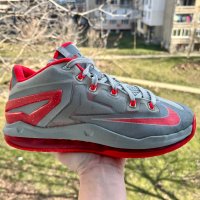 Nike LeBron 11 Low Laser Crimson -- номер 42, снимка 1 - Маратонки - 34853378