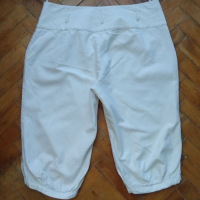 Бели ленени шалвари / дреха с детайли "Saint Tropez"® / голям размер , снимка 12 - Къси панталони и бермуди - 36363518