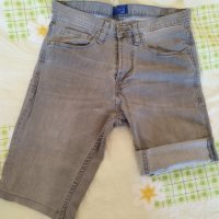 Дамски сиви дънкови панталонки M+подарък, снимка 3 - Къси панталони и бермуди - 41376705