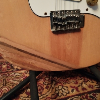 Колекционерска винтидж електрическа китара Jim Harley, снимка 5 - Китари - 44571713