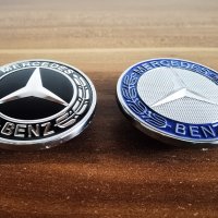 Емблема Мерцедес Mercedes Benz Тапа с две краета 57мм, снимка 2 - Аксесоари и консумативи - 41018606