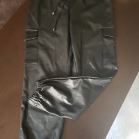 Кожен панталон с карго джобове, снимка 5 - Панталони - 39658718