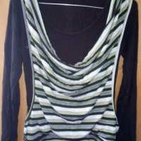 Ефектна дамска блуза , снимка 1 - Блузи с дълъг ръкав и пуловери - 41643649