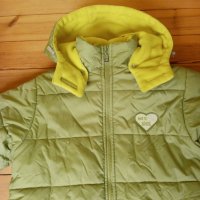 Топло  яке тип издължено в свежи цветове, снимка 4 - Детски якета и елеци - 35968185