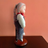 Винтидж плюшена кукла Gotz Germany 32 см, снимка 11 - Колекции - 40000848