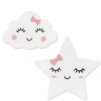 Комплект детски нощни лампи звезда и облаче, 20-22см, снимка 1 - Детски нощни лампи - 44836750