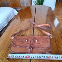 Стара дамска кожена чанта #17, снимка 2 - Антикварни и старинни предмети - 41818215
