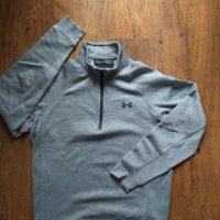 Under Armour Men's Storm 1-4 Zip Sweater Long Sleeve - страхотна мъжка блуза КАТО НОВА, снимка 5 - Спортни дрехи, екипи - 39423274