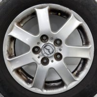 Алуминиеви джанти 5x114.3 с гуми R15 Mazda 5 (I) 2005-2010 ID: 112694, снимка 2 - Части - 42505089