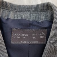 Детско сако ZARA 3-4 години, снимка 4 - Детски якета и елеци - 42270035