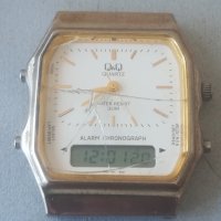 Часовник Q&Q. Japan. Vintage watch. Dual time. Ana-digi. Ретро модел , снимка 7 - Мъжки - 42260074