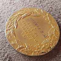 Сребърен позлатен Медал Франция на източното индустриялно общество , снимка 9 - Нумизматика и бонистика - 41343546