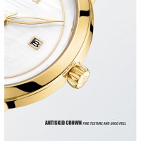 Дамски часовник NAVIFORCE Clarity Gold/White 5008 GW. , снимка 13 - Дамски - 34743466