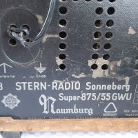 Колекционерско радио VEB Stern Radio Sonneberg Super 875/55, снимка 6 - Антикварни и старинни предмети - 44158289