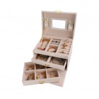 Луксозна кутия-куфар за бижута и козметика на три нива - код 1756, снимка 8 - Други - 34266165