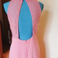 Уникална вечерна рокля Vera Mont - 299 EUR оригинална цена, снимка 2 - Рокли - 34187898