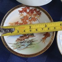 Малки японски порцеланови чинийки- 4 броя, снимка 3 - Чинии - 40302034